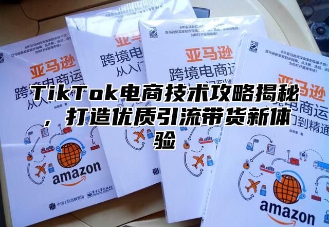 TikTok电商技术攻略揭秘，打造优质引流带货新体验
