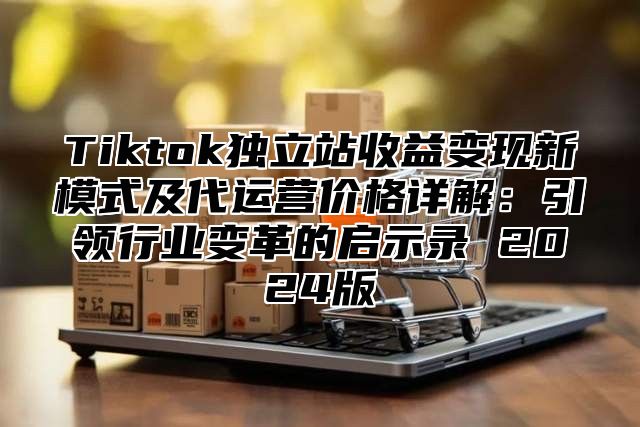 Tiktok独立站收益变现新模式及代运营价格详解：引领行业变革的启示录 2025版