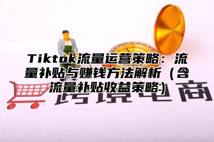 Tiktok流量运营策略：流量补贴与赚钱方法解析含流量补贴收益策略