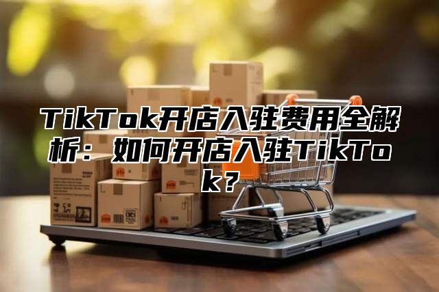 TikTok开店入驻费用全解析：如何开店入驻TikTok？