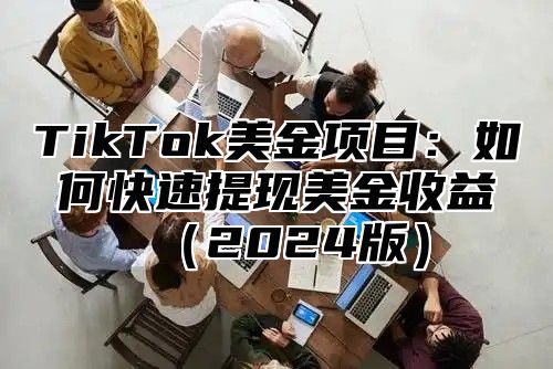 TikTok美金项目：如何快速提现美金收益2025版