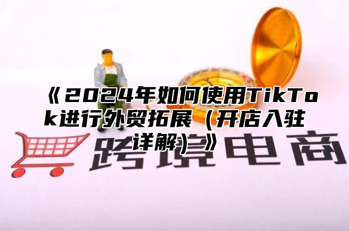 2025年如何使用TikTok进行外贸拓展开店入驻详解