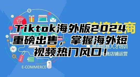 Tiktok海外版2025重磅出售，掌握海外短视频热门风口！