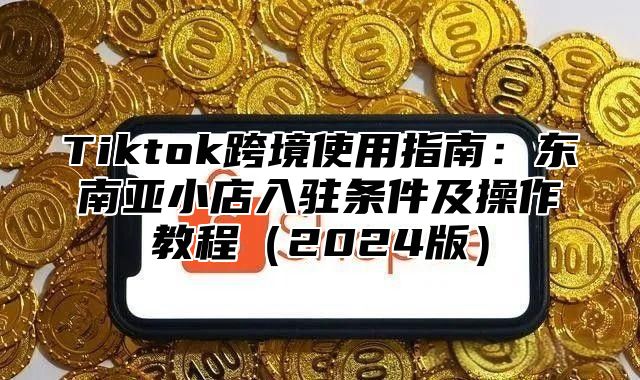 Tiktok跨境使用指南：东南亚小店入驻条件及操作教程2025版