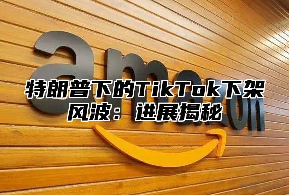 特朗普下的TikTok下架风波：进展揭秘