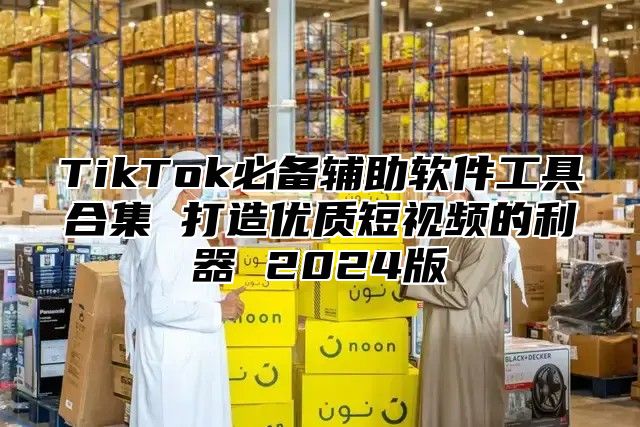 TikTok必备辅助软件工具合集 打造优质短视频的利器 2025版