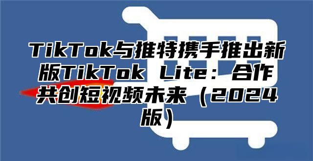 TikTok与推特携手推出新版TikTok Lite：合作共创短视频未来2025版