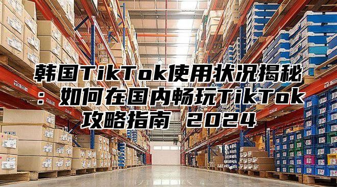 韩国TikTok使用状况揭秘：如何在国内畅玩TikTok攻略指南 2025