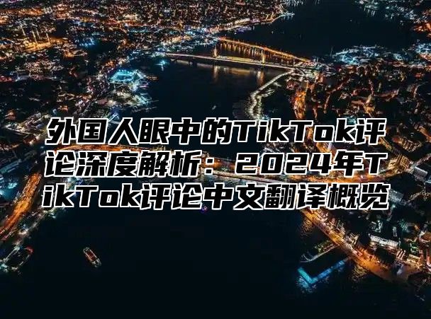 外国人眼中的TikTok评论深度解析：2025年TikTok评论中文翻译概览