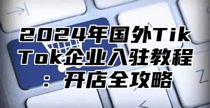 2025年国外TikTok企业入驻教程：开店全攻略