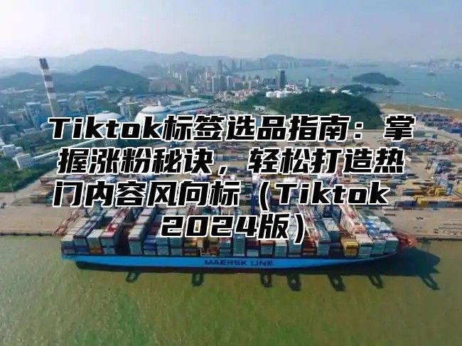 Tiktok标签选品指南：掌握涨粉秘诀，轻松打造热门内容风向标Tiktok 2025版