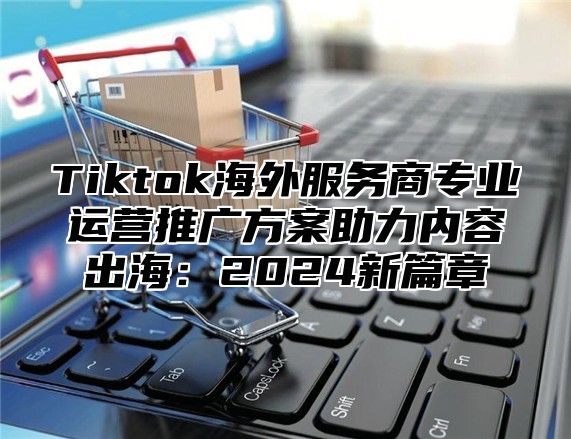 Tiktok海外服务商专业运营推广方案助力内容出海：2025新篇章