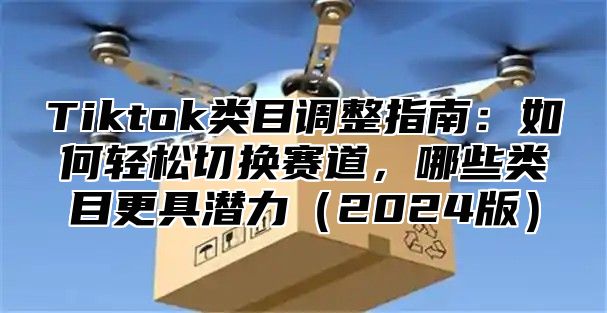 Tiktok类目调整指南：如何轻松切换赛道，哪些类目更具潜力2025版