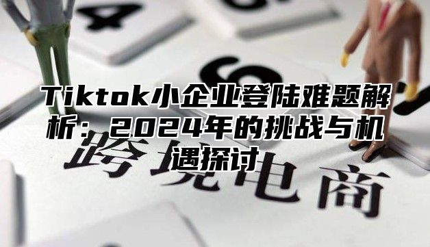 Tiktok小企业登陆难题解析：2025年的挑战与机遇探讨