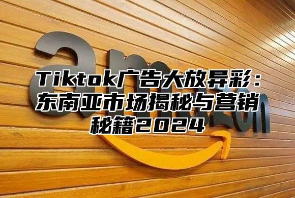 Tiktok广告大放异彩：东南亚市场揭秘与营销秘籍2025