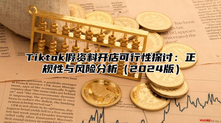 Tiktok假资料开店可行性探讨：正规性与风险分析2025版