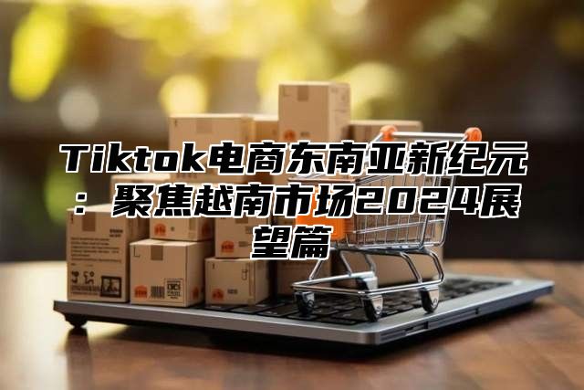Tiktok电商东南亚新纪元：聚焦越南市场2025展望篇