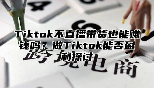 Tiktok不直播带货也能赚钱吗？做Tiktok能否盈利探讨