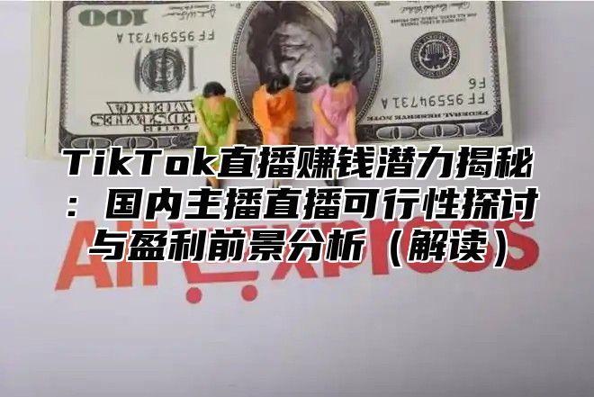 TikTok直播赚钱潜力揭秘：国内主播直播可行性探讨与盈利前景分析解读