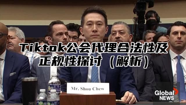 Tiktok公会代理合法性及正规性探讨解析