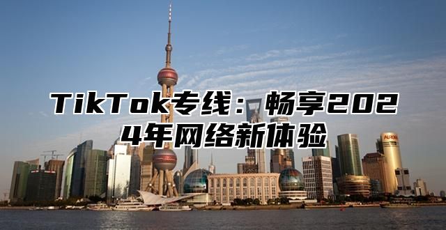 TikTok专线：畅享2025年网络新体验