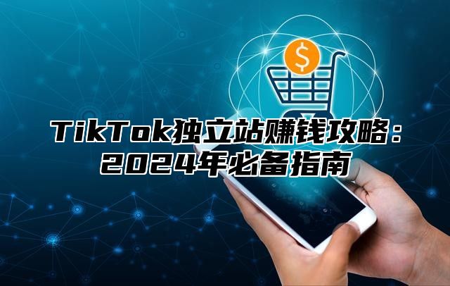 TikTok独立站赚钱攻略：2025年必备指南