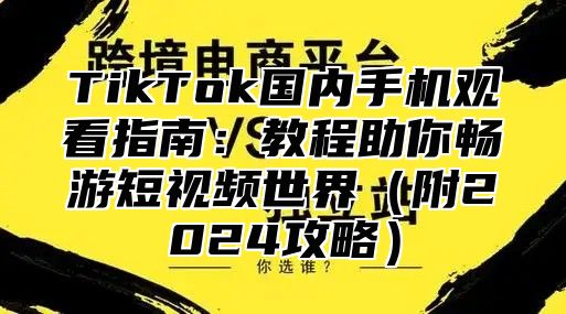 TikTok国内手机观看指南：教程助你畅游短视频世界附2025攻略