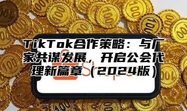 TikTok合作策略：与厂家共谋发展，开启公会代理新篇章2025版