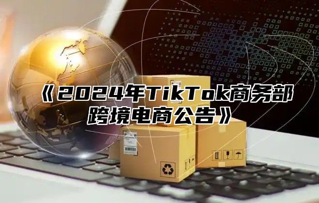 2025年TikTok商务部跨境电商公告