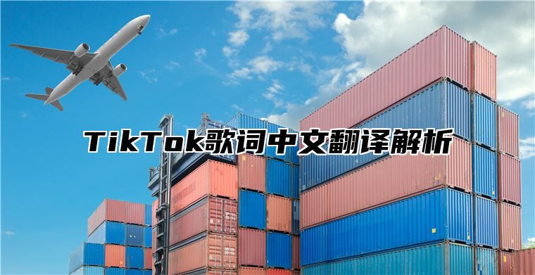 TikTok歌词中文翻译解析