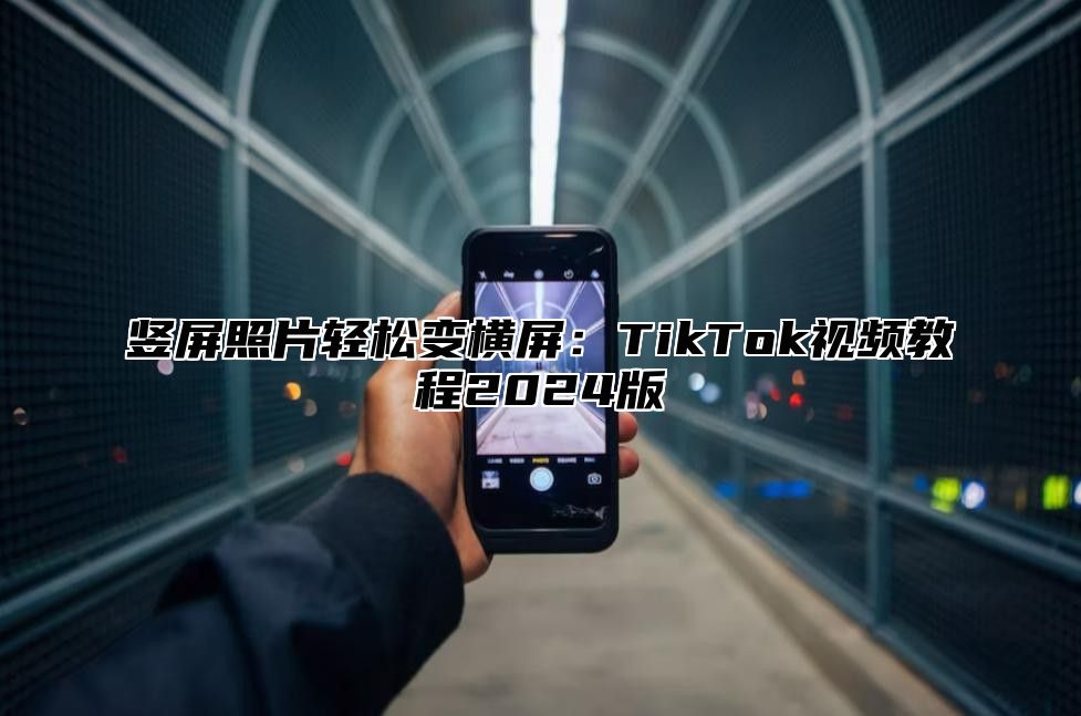 竖屏照片轻松变横屏：TikTok视频教程2025版
