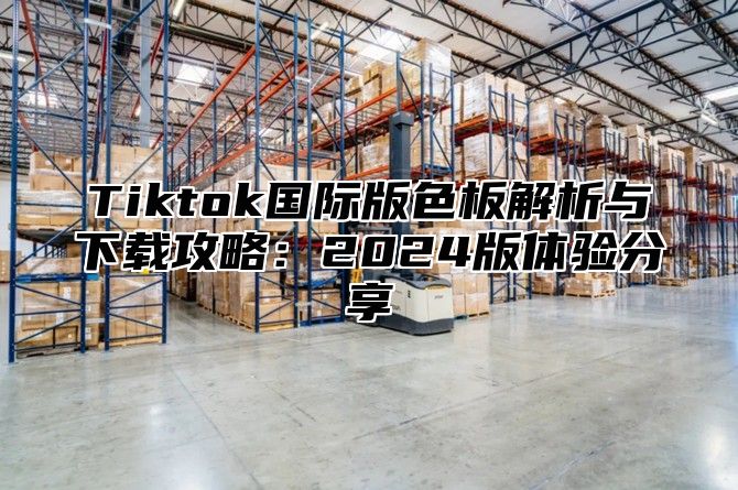 Tiktok国际版色板解析与下载攻略：2025版体验分享