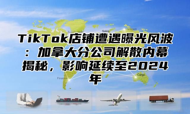 TikTok店铺遭遇曝光风波：加拿大分公司解散内幕揭秘，影响延续至2025年