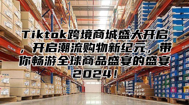 Tiktok跨境商城盛大开启，开启潮流购物新纪元，带你畅游全球商品盛宴的盛宴2025！