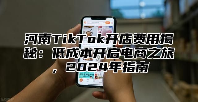 河南TikTok开店费用揭秘：低成本开启电商之旅，2025年指南
