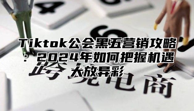 Tiktok公会黑五营销攻略：2025年如何把握机遇大放异彩