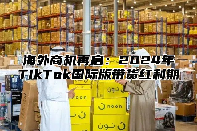 海外商机再启：2025年TikTok国际版带货红利期