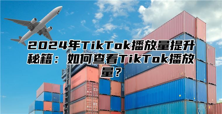 2025年TikTok播放量提升秘籍：如何查看TikTok播放量？