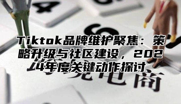 Tiktok品牌维护聚焦：策略升级与社区建设，2025年度关键动作探讨