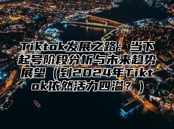 Tiktok发展之路：当下起号阶段分析与未来趋势展望到2025年Tiktok依然活力四溢？