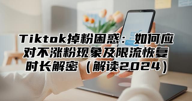 Tiktok掉粉困惑：如何应对不涨粉现象及限流恢复时长解密解读2025