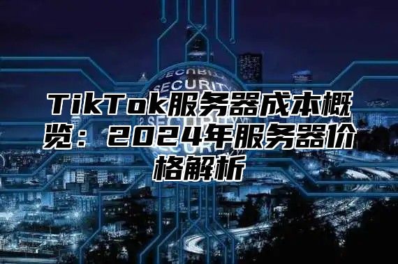 TikTok服务器成本概览：2025年服务器价格解析