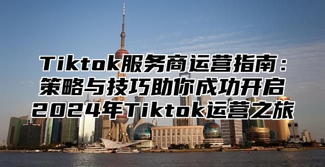 Tiktok服务商运营指南：策略与技巧助你成功开启2025年Tiktok运营之旅