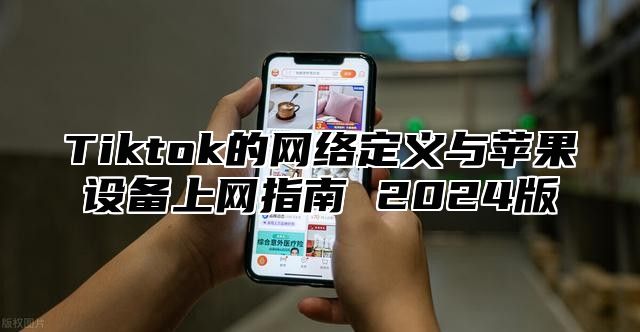 Tiktok的网络定义与苹果设备上网指南 2025版