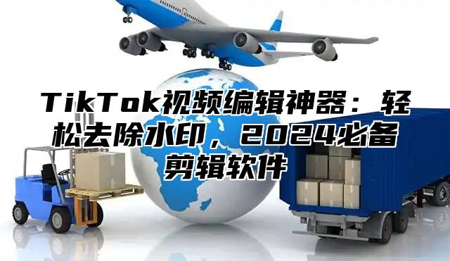 TikTok视频编辑神器：轻松去除水印，2025必备剪辑软件