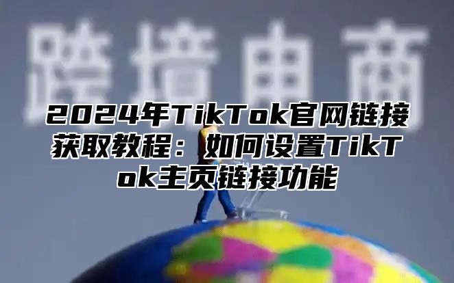 2025年TikTok官网链接获取教程：如何设置TikTok主页链接功能