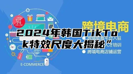2025年韩国TikTok特效尺度大揭秘”
