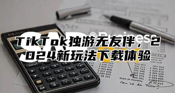 TikTok独游无友伴，2025新玩法下载体验