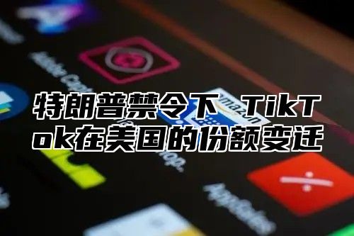 特朗普禁令下 TikTok在美国的份额变迁