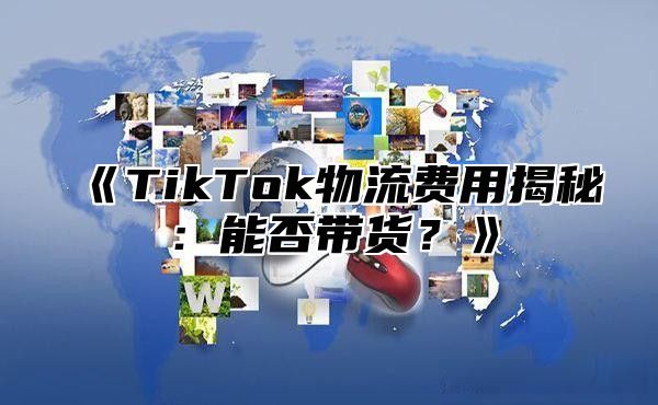 TikTok物流费用揭秘：能否带货？